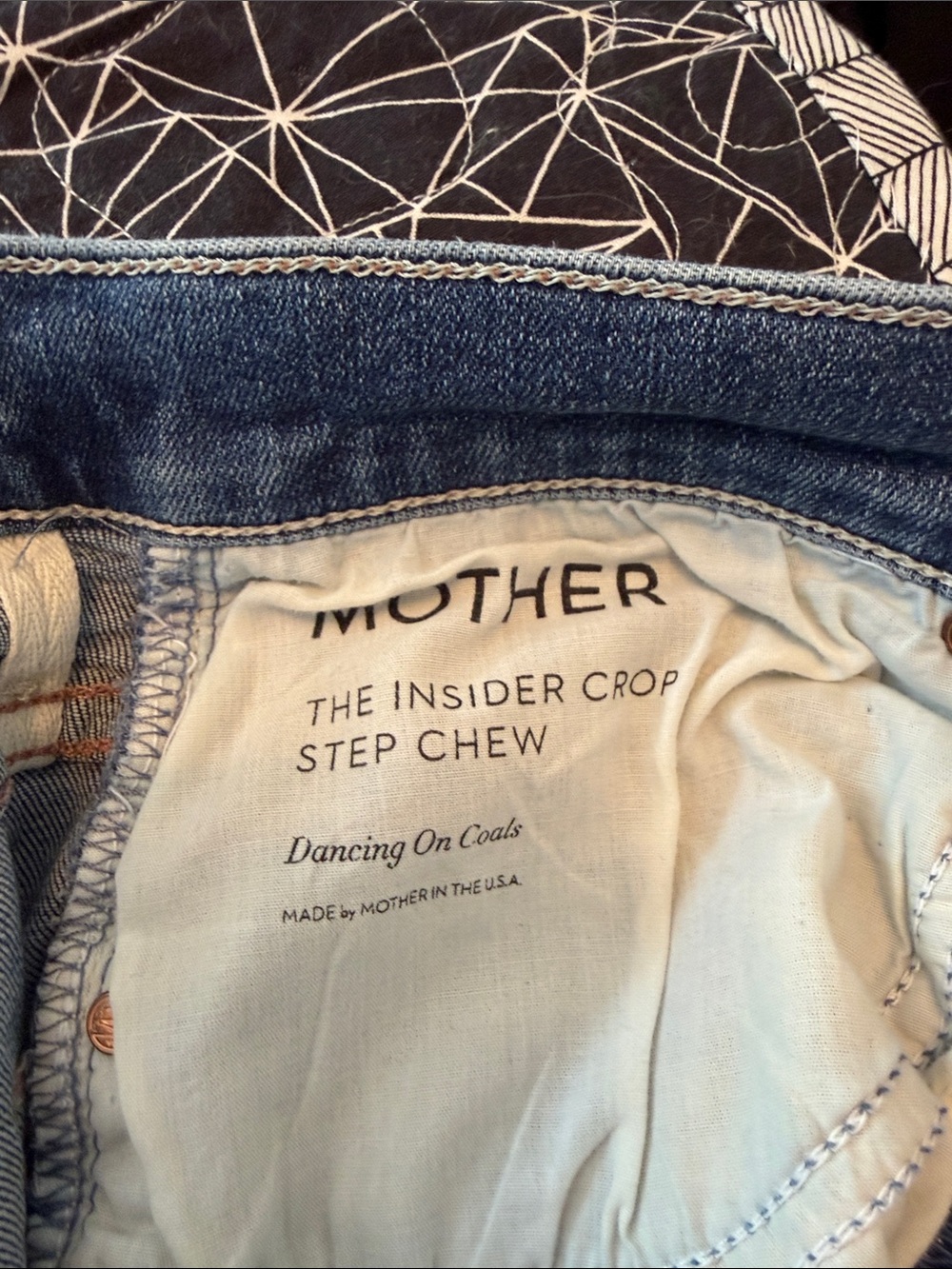 MOTHER Distressed Mid Blue Flare Jeans - Picture 3 of 8